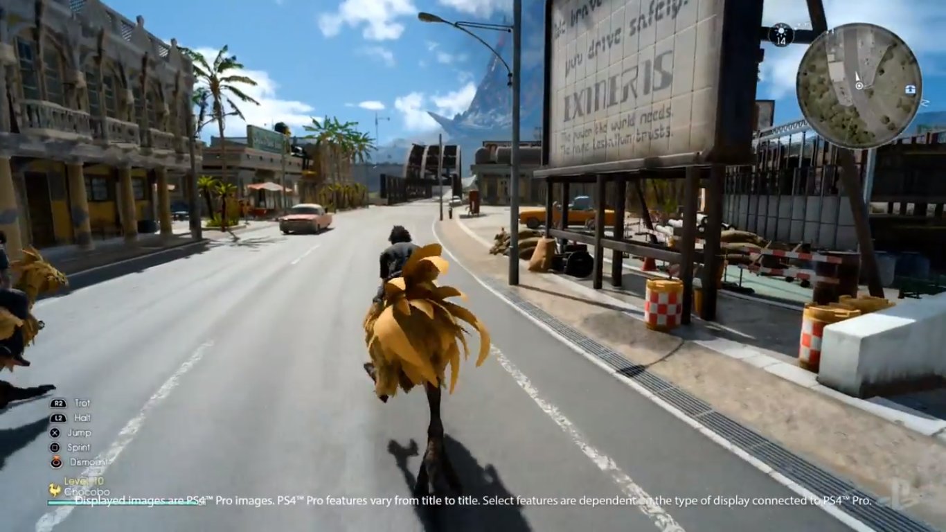 form obligatorisk suffix Final Fantasy XV shown running on PlayStation 4 Pro - Nova Crystallis
