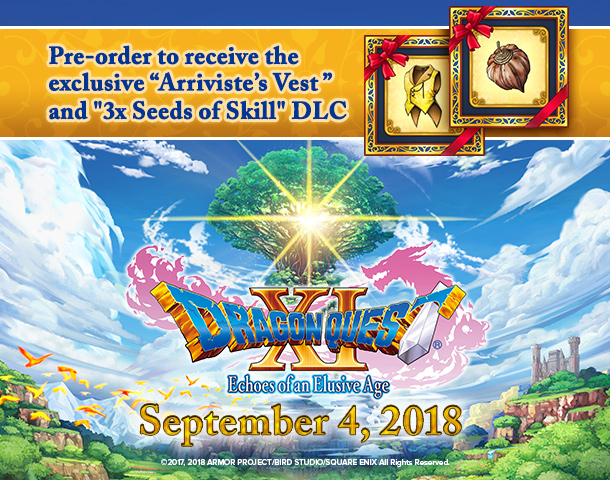 Dragon Quest Xi Ps4 Pre Order Bonuses Revealed For North America Nova